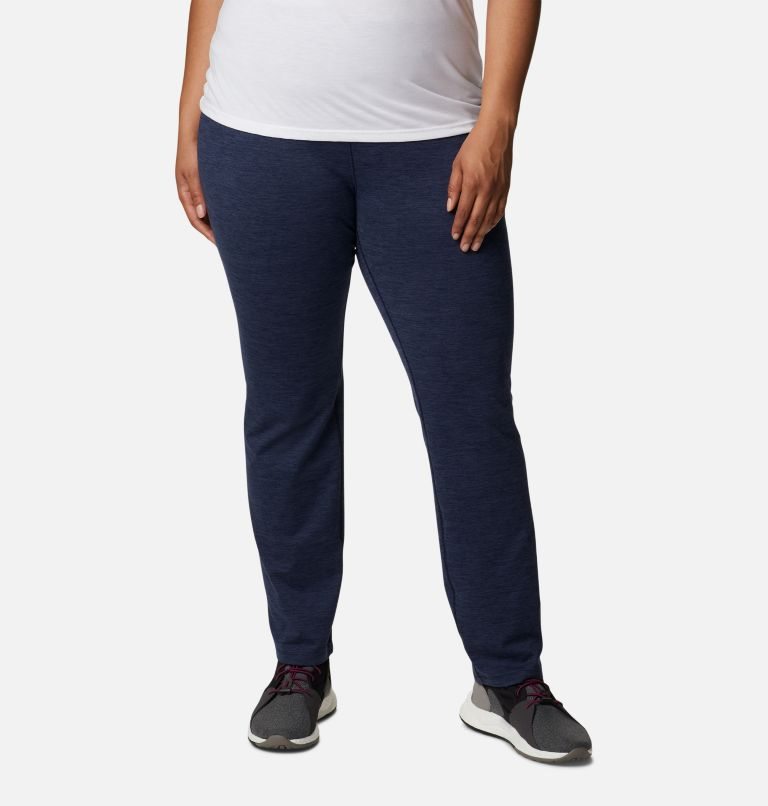 Women\'s Columbia Weekend Adventure Pants Navy | Plus Size CA-DL0A3